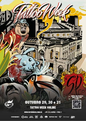 Cartaz da edição on-line da Tattoo Week de 2021