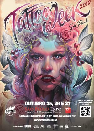 Cartaz da Tattoo Week São Paulo de 2019